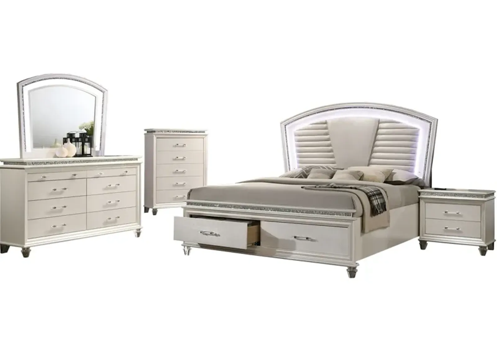 Maddie 4 Piece Storage Room Group