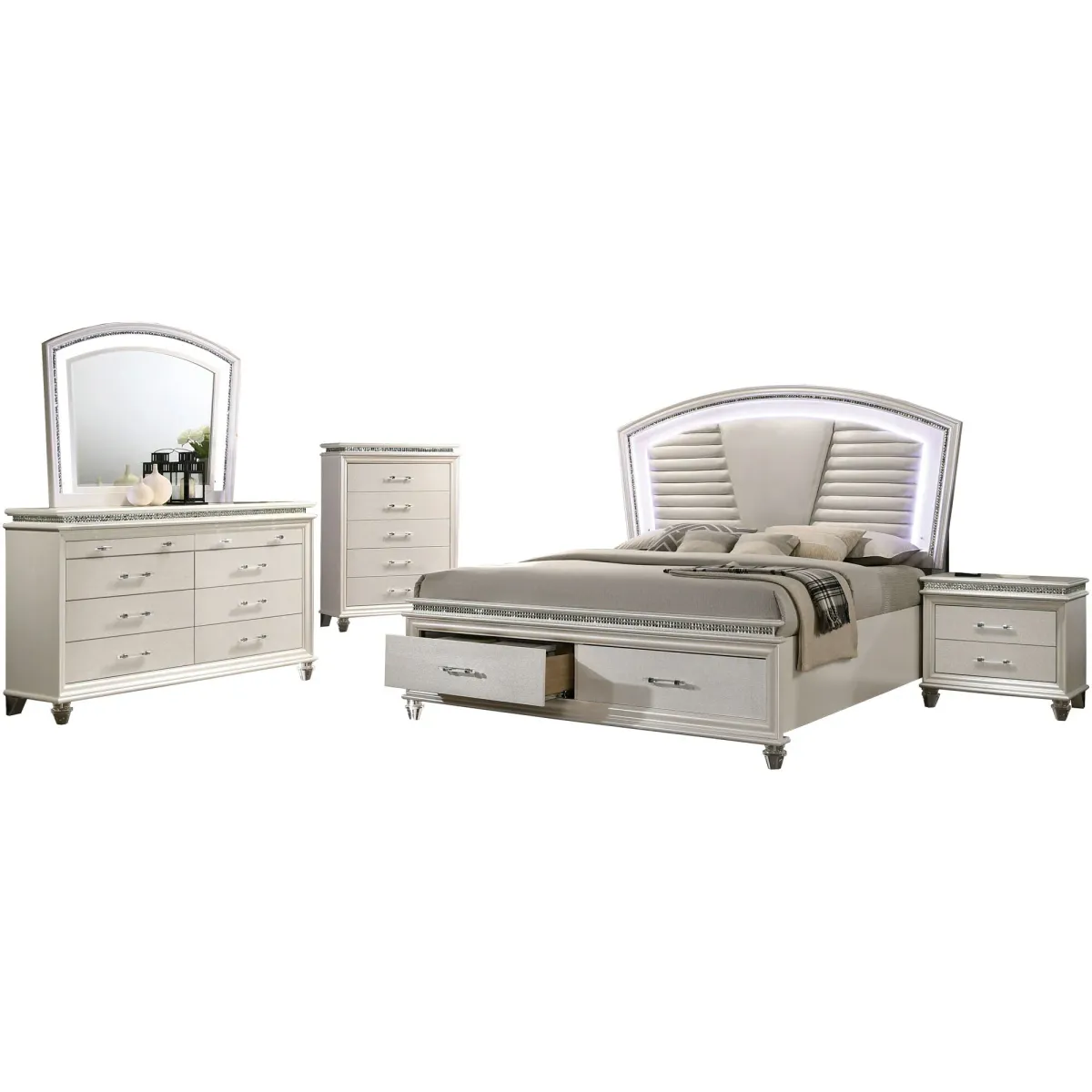 Maddie 4 Piece Storage Room Group