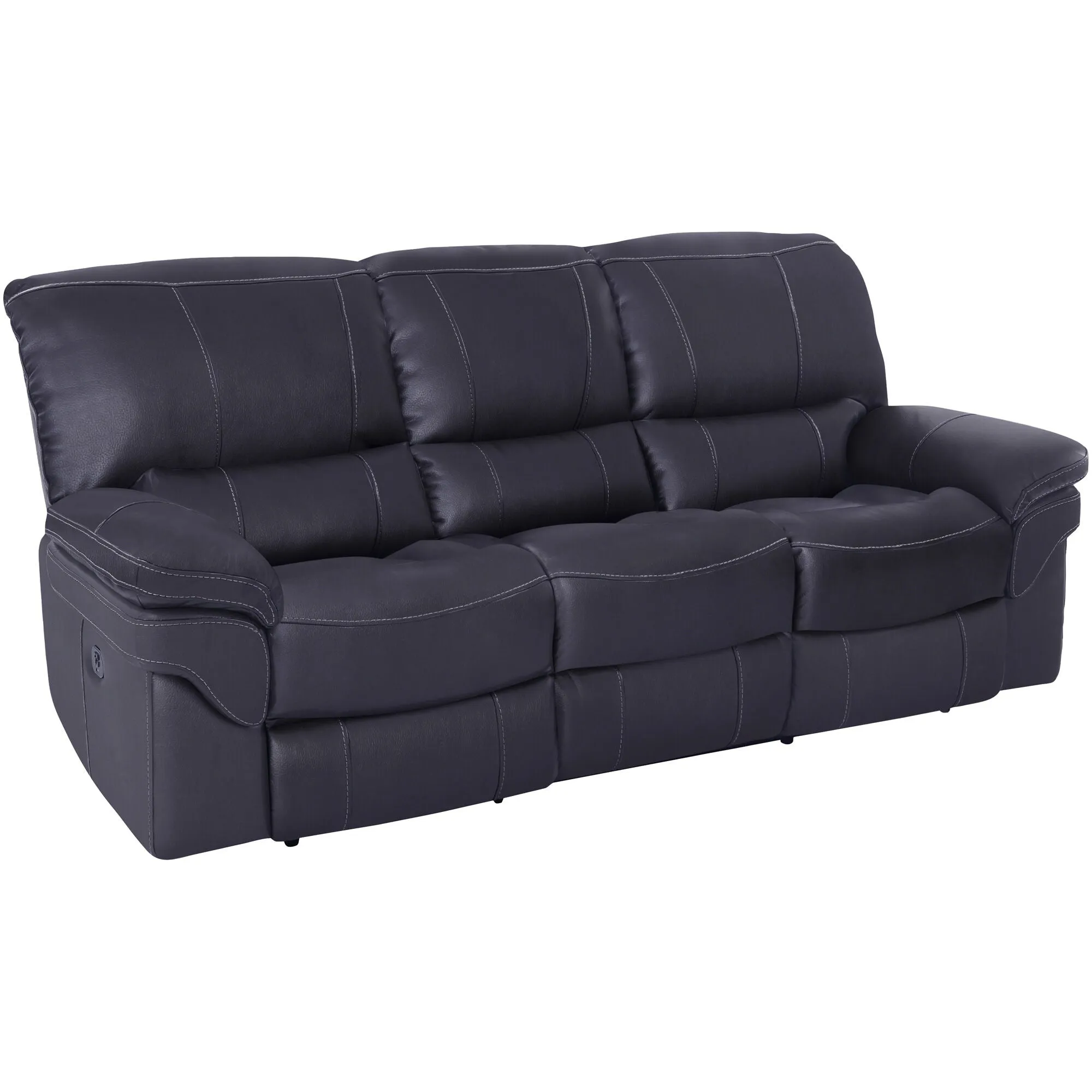 Valdez Power Plus Headrest Reclining Sofa | Gray