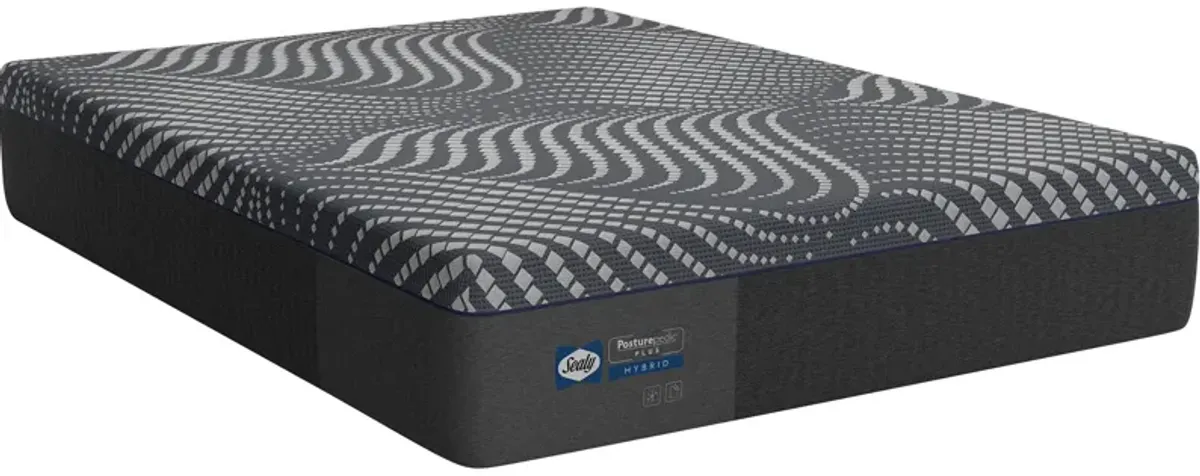 Sealy | Full Posturepedic Plus Hybrid Brenham Firm Mattress | Dark Gray