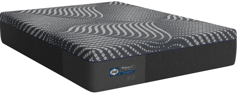 Sealy | Split King Posturepedic Plus Hybrid Brenham Firm Mattress | Dark Gray