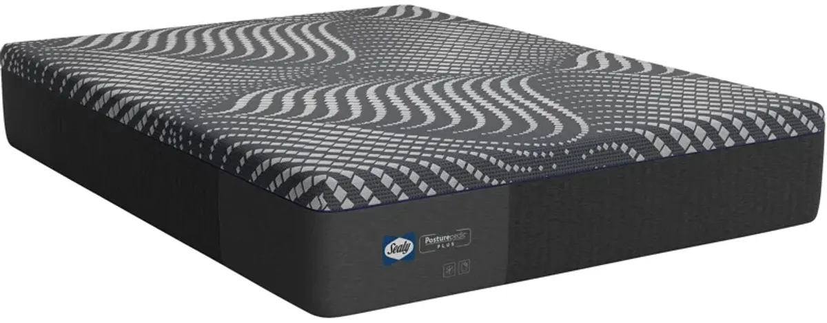 Sealy | King Posturepedic Plus Foam Albany Firm Mattress | Dark Gray