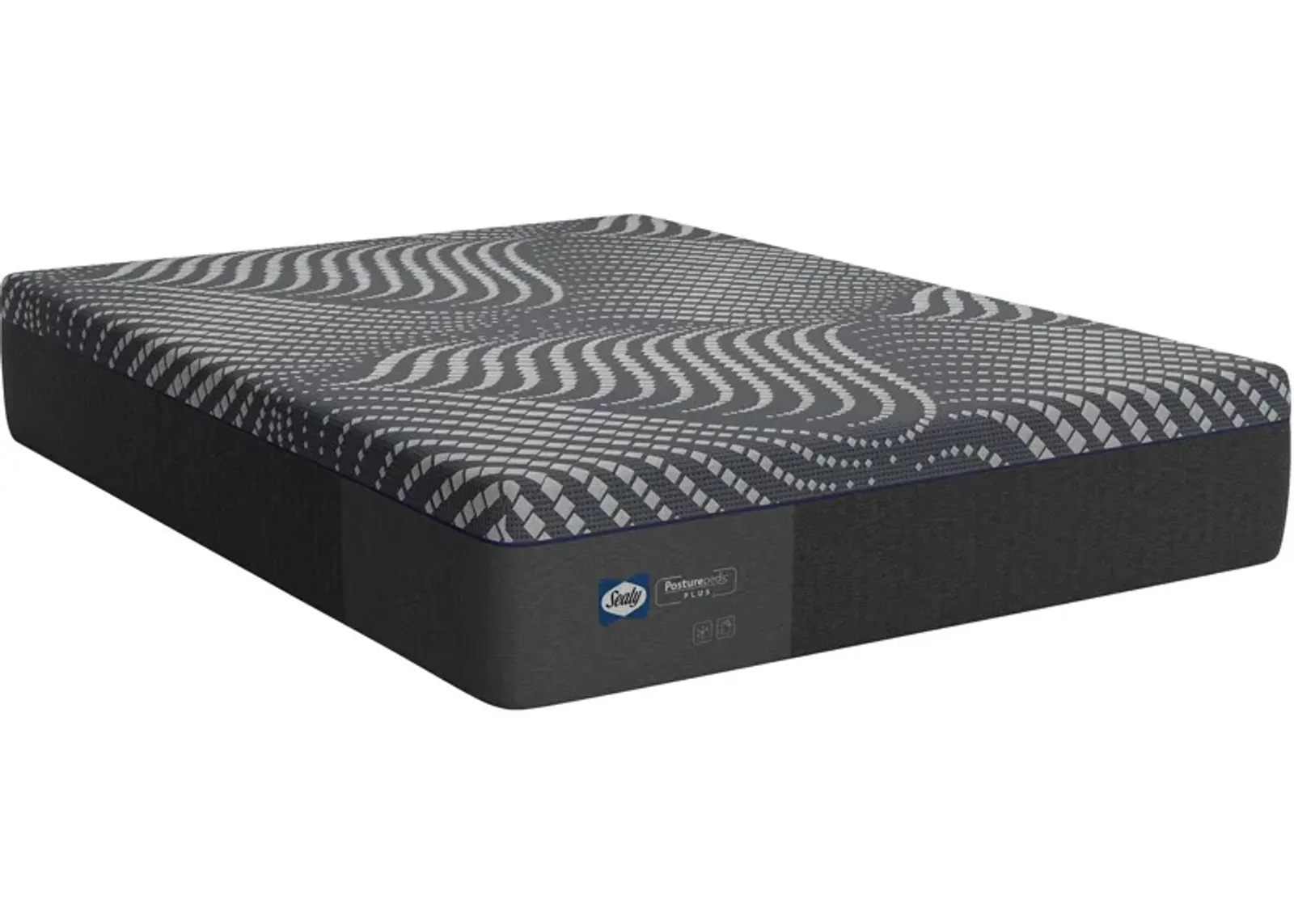 Sealy | Full Posturepedic Plus Foam Brenham Medium Mattress | Dark Gray