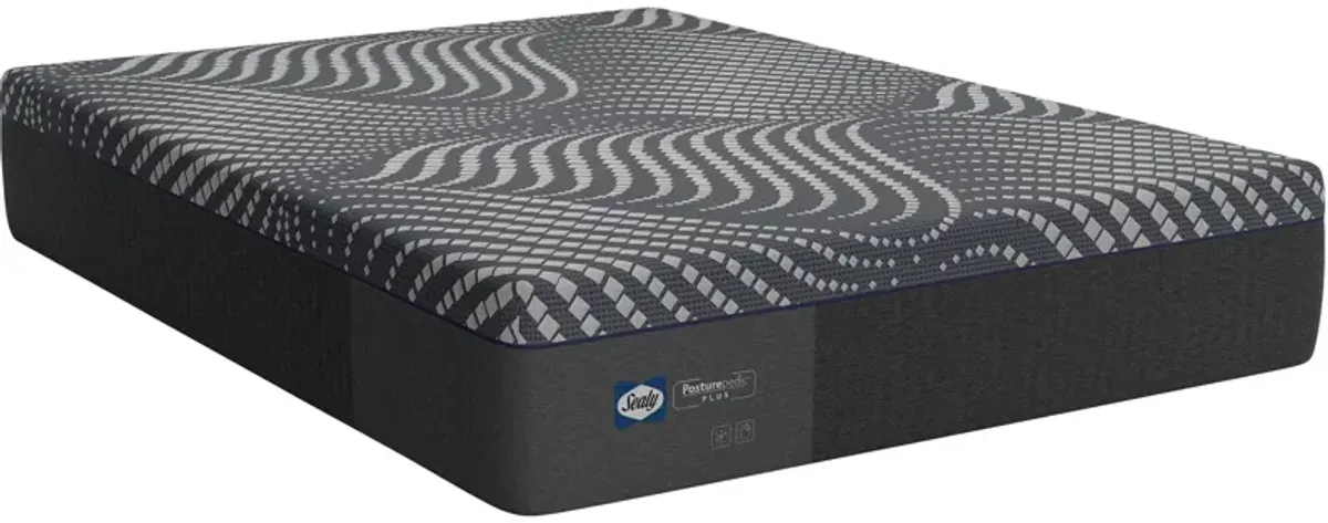 Sealy | Queen Posturepedic Plus Foam Brenham Medium Mattress | Dark Gray