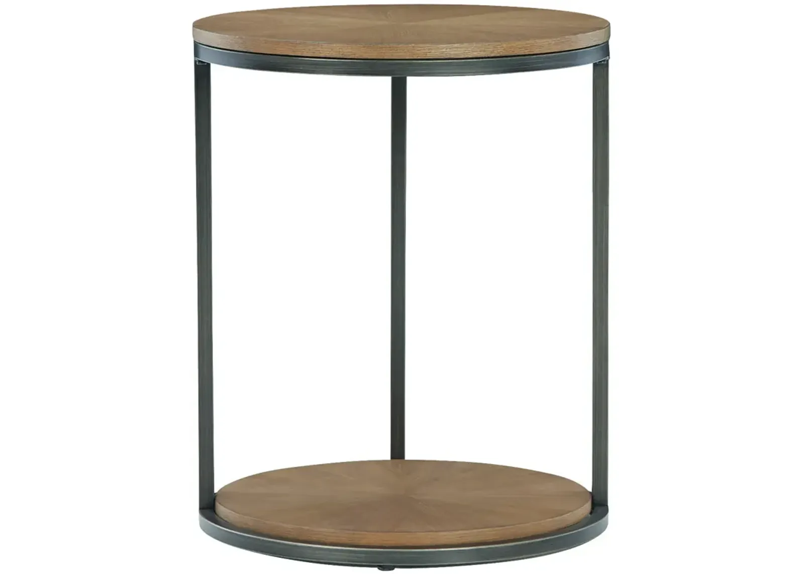 Ashley Furniture | Fridley Round End Table | Brown