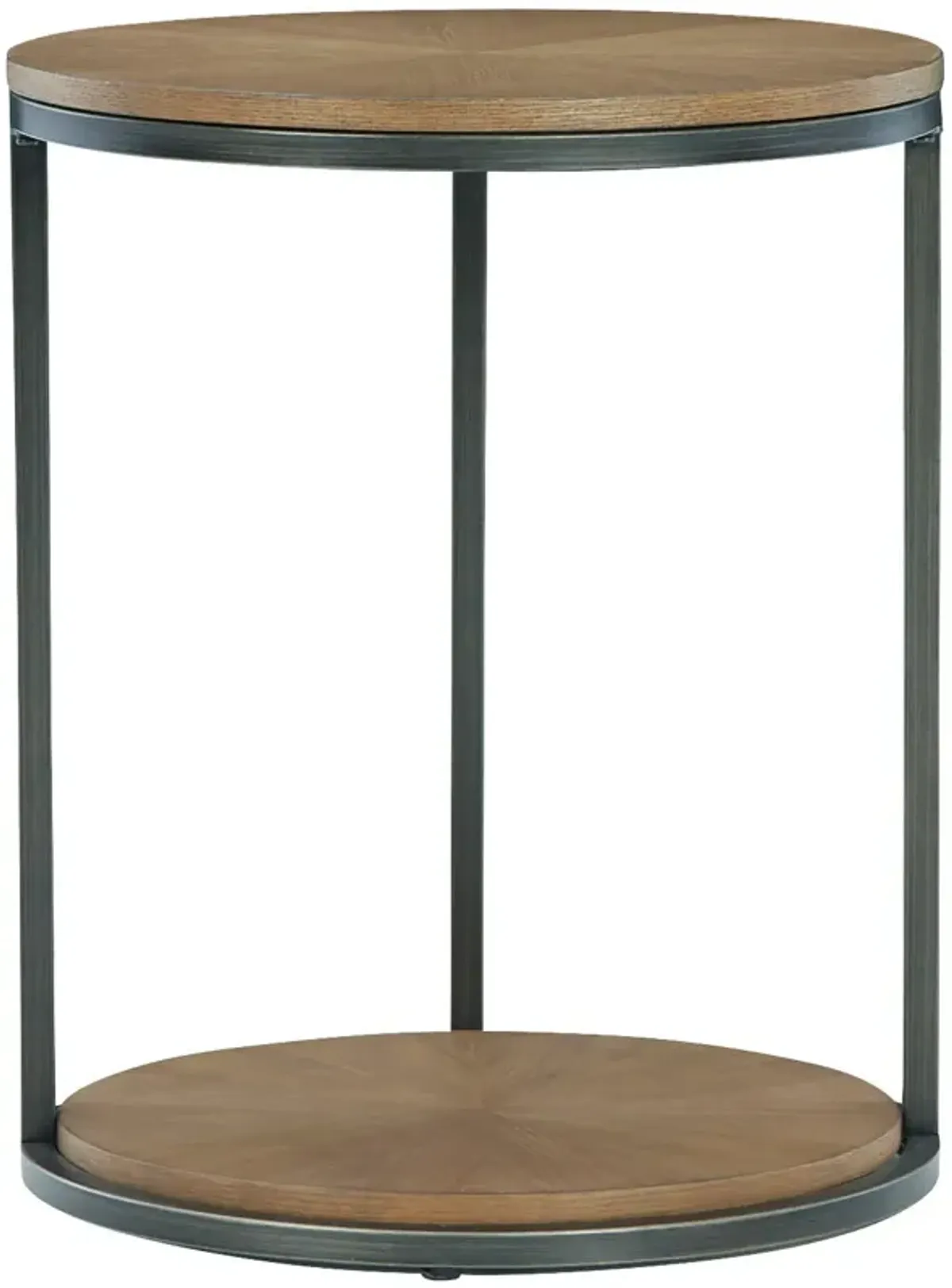 Ashley Furniture | Fridley Round End Table | Brown