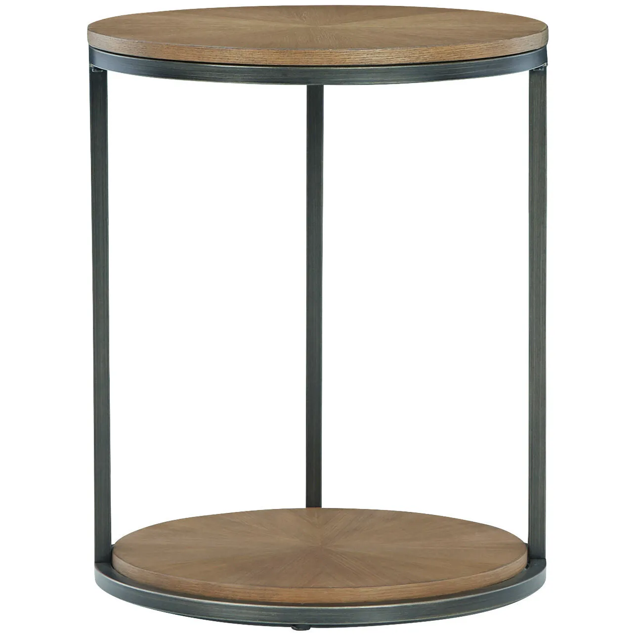 Ashley Furniture | Fridley Round End Table | Brown