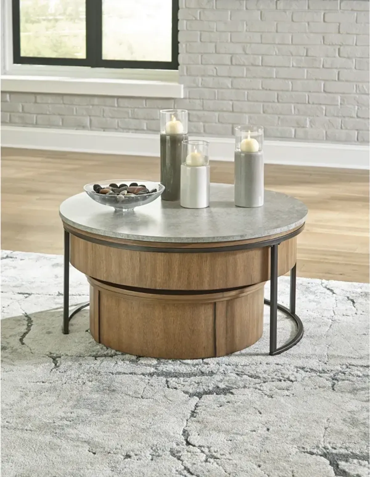 Fridley Set of 2 Nesting Coffee Tables