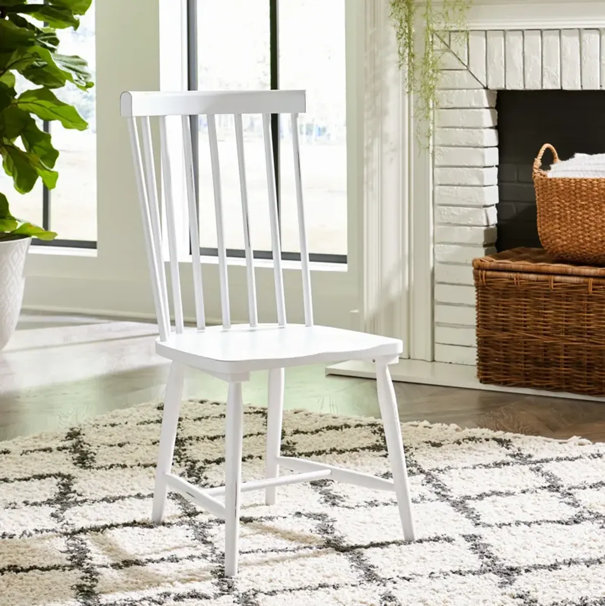 | Capeside Cottage Side Chair | Porcelain White