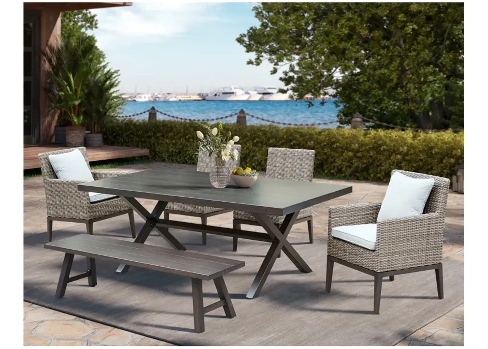 Marina 5 Piece Dining Set