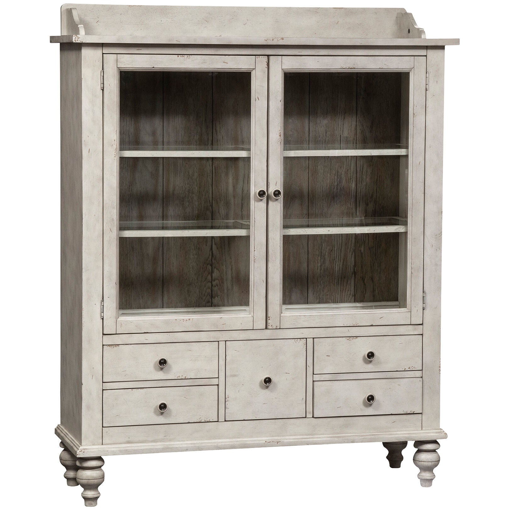 Liberty Furniture | Whitney Display Cabinet | Antique Linen