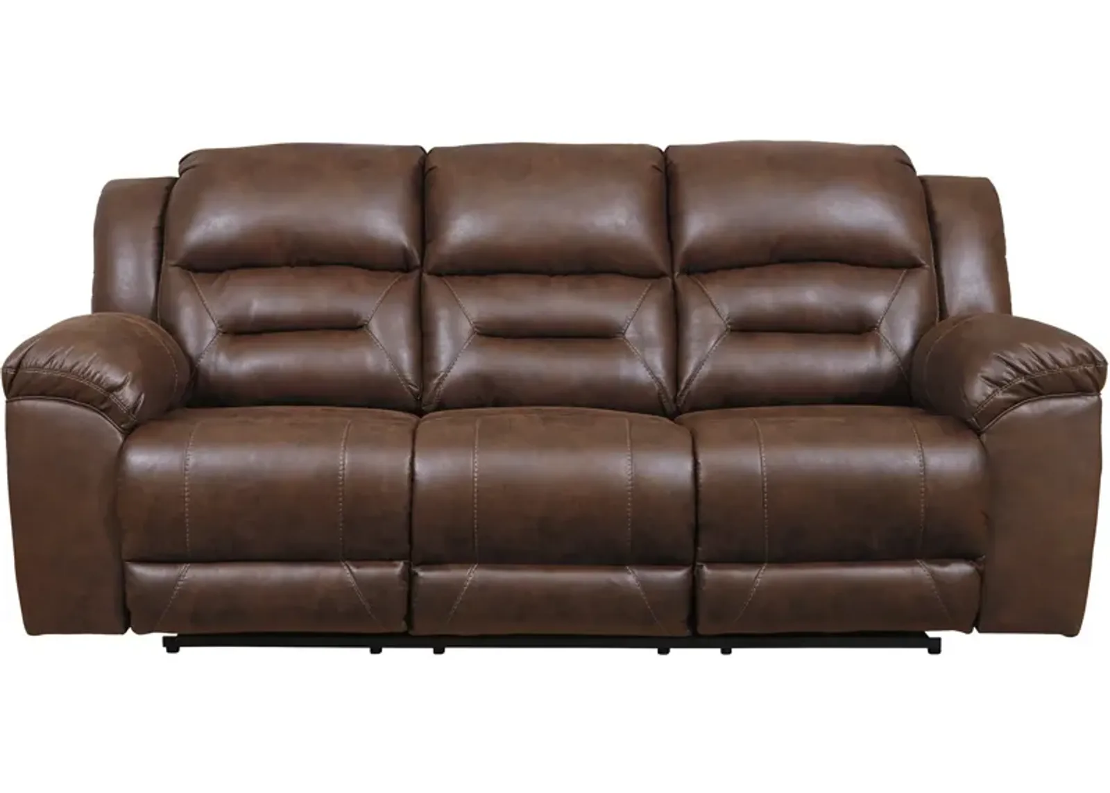 Ashley Furniture | Stoneland Power Reclining Sofa | Chocolate