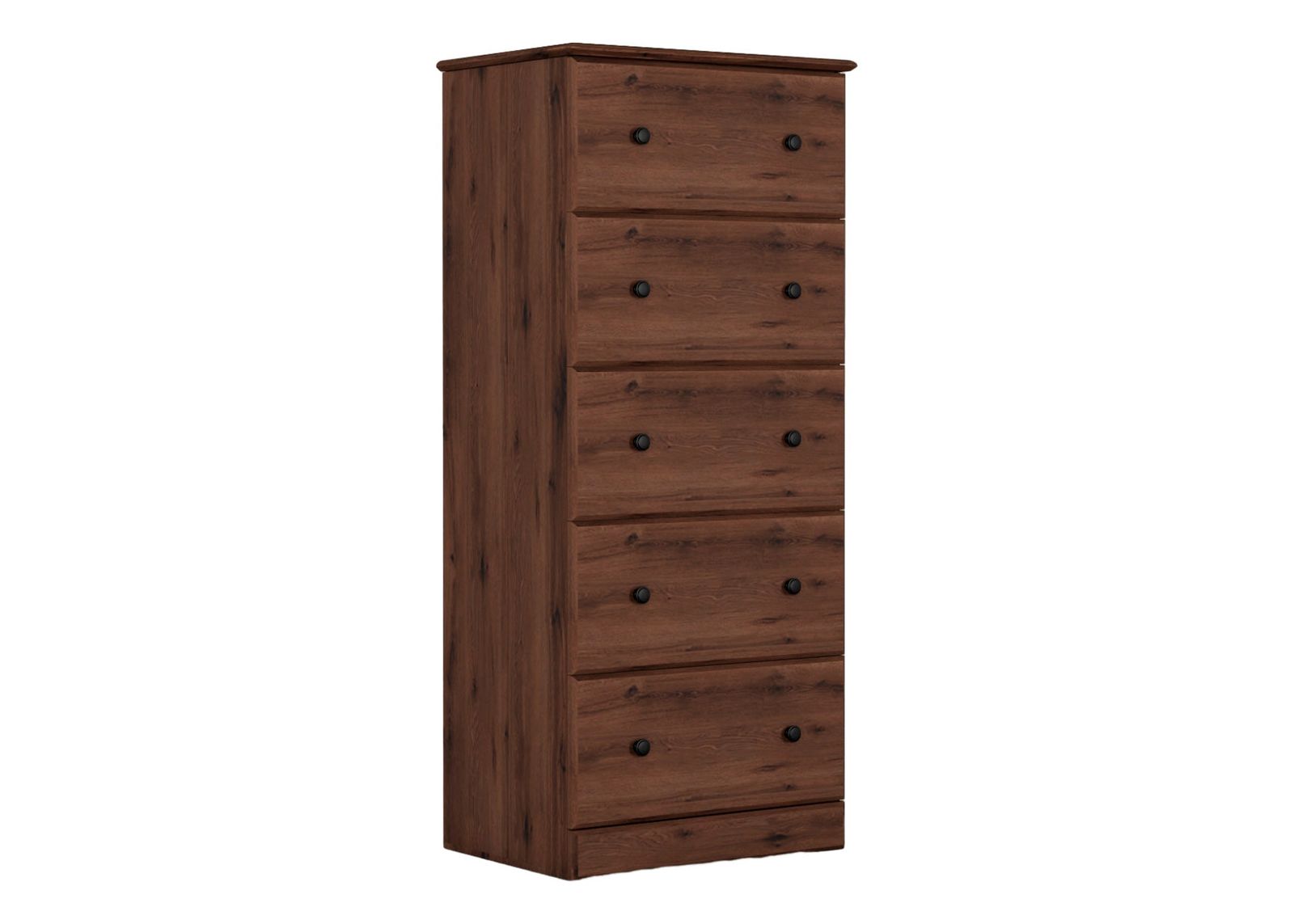 | Essentials 23" 5 Drawer Chest | Aspen Oak