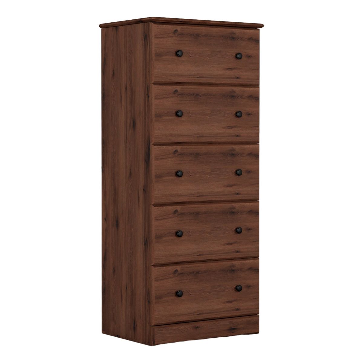 | Essentials 23" 5 Drawer Chest | Aspen Oak