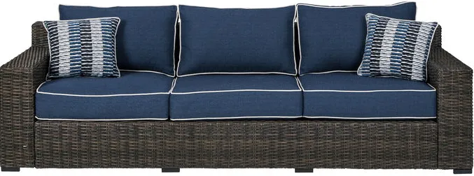 Grasson Lane Blue Sofa