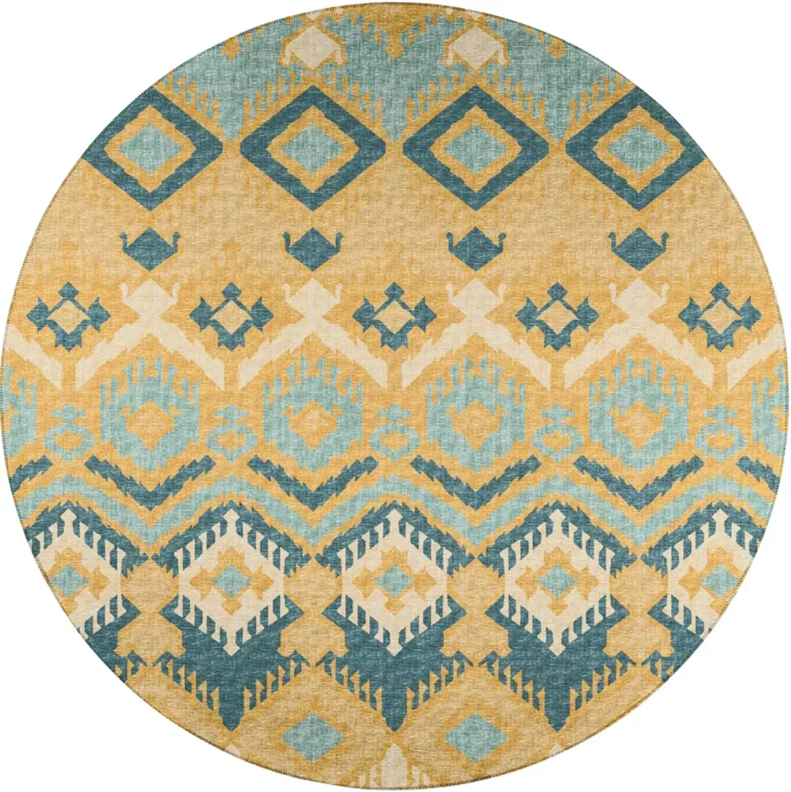 | Sedona II Round | Marigold 8' Round Rugs