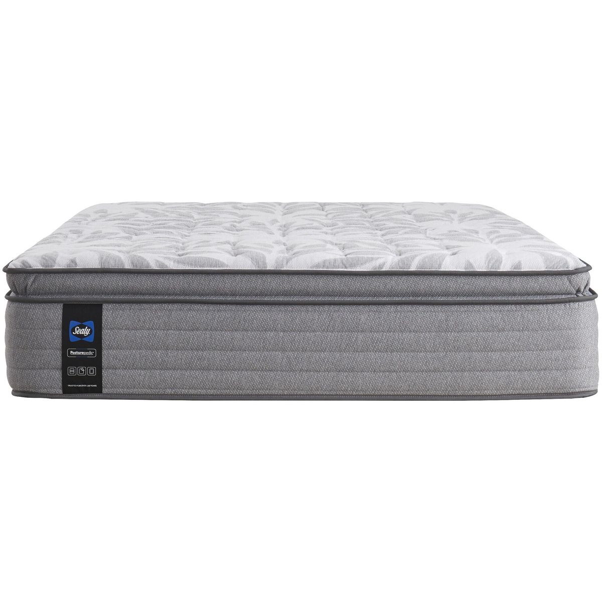 Sealy | Queen Silver Pine Soft Eurotop Mattress | Gray