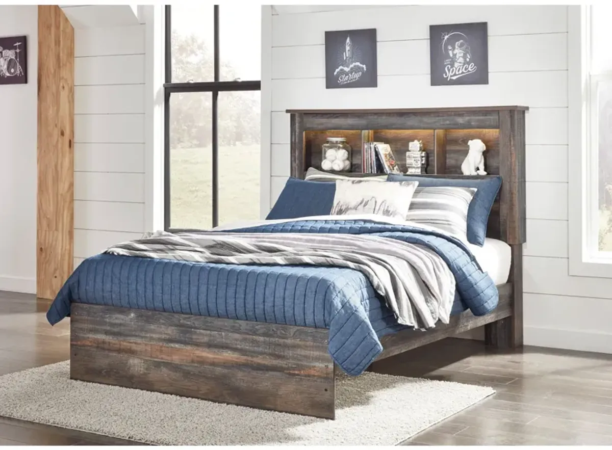 Drystan Bookcase Headboard Bed