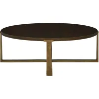 Balintmore Brown Round Coffee Table