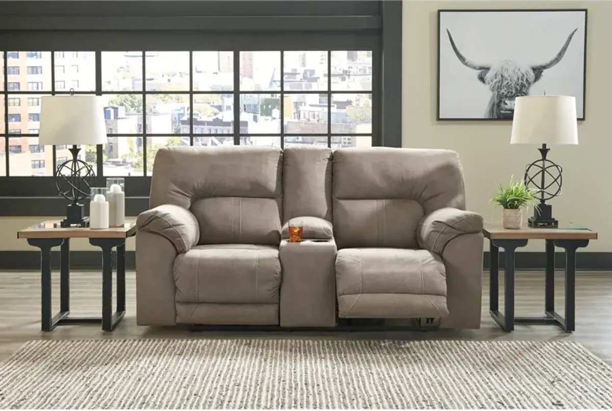 Cavalcade Power Reclining Console Loveseat