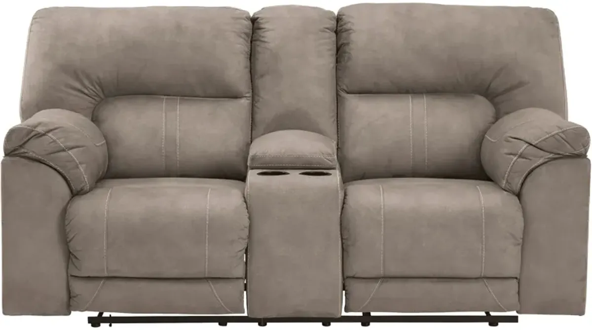 Cavalcade Power Reclining Console Loveseat