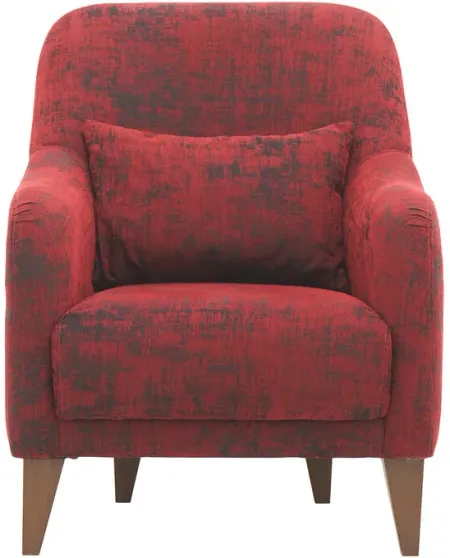 Fiore Red Accent Chair