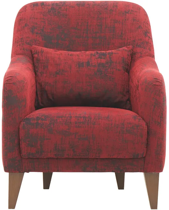 Fiore Red Accent Chair