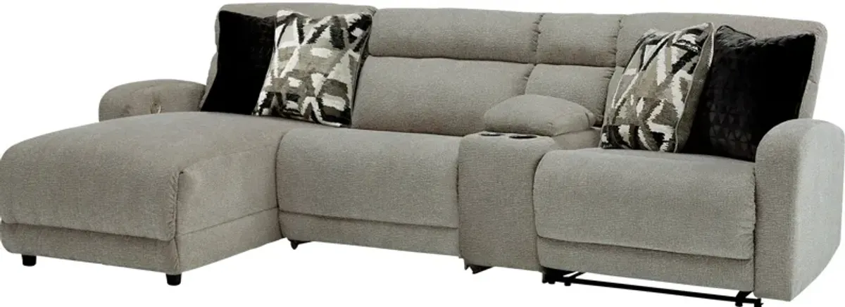 Colleyville 4 Piece Power Left Chaise Sectional