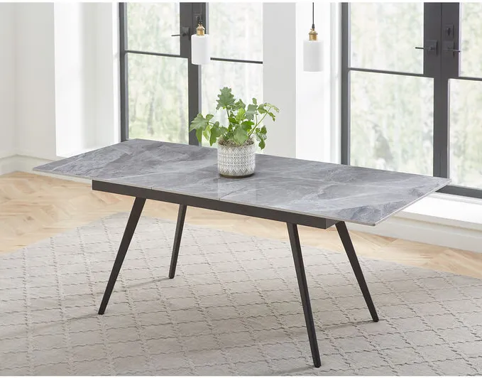 Lucia Piedra and Black Dining Table