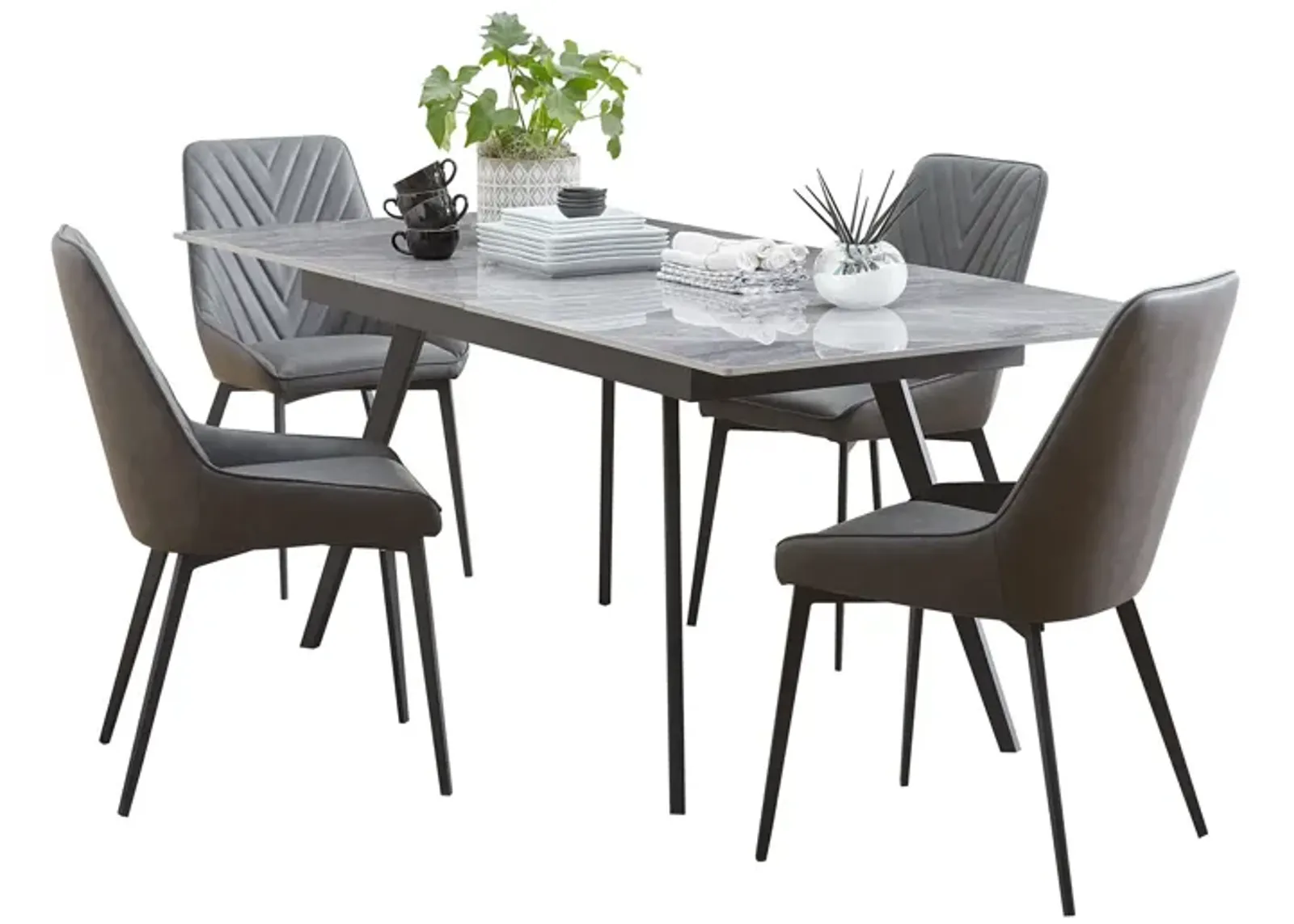 | Lucia 5 Piece Dining Set | Piedra