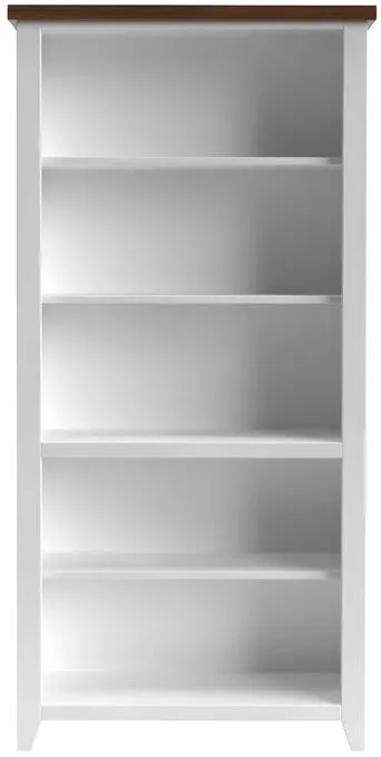 Hampton White 72" Bookcase
