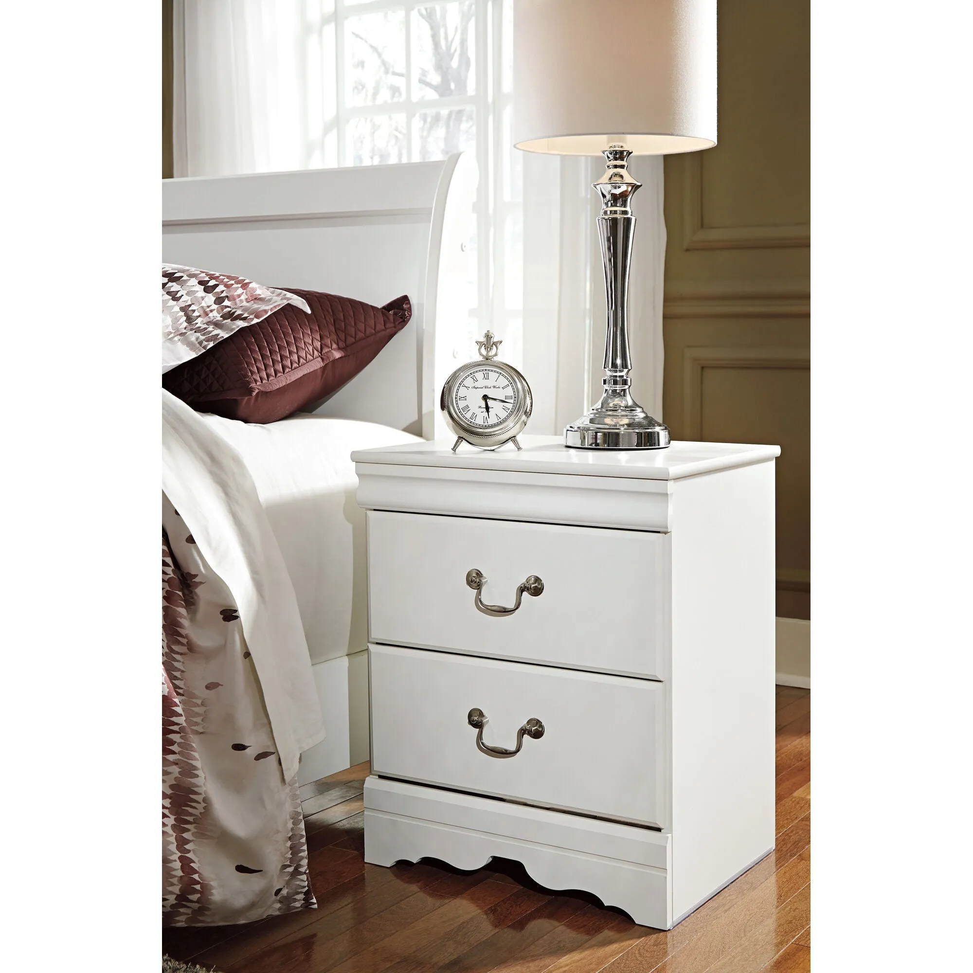 Ashley Furniture | Anarasia Nightstand | White