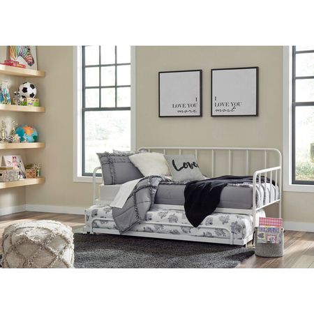 Trentlore White Twin Daybed and Trundle