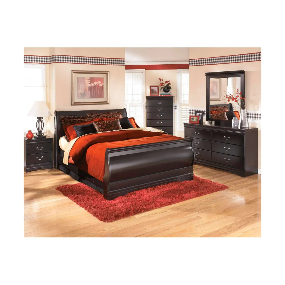 Huey Vineyard Sleigh Bed