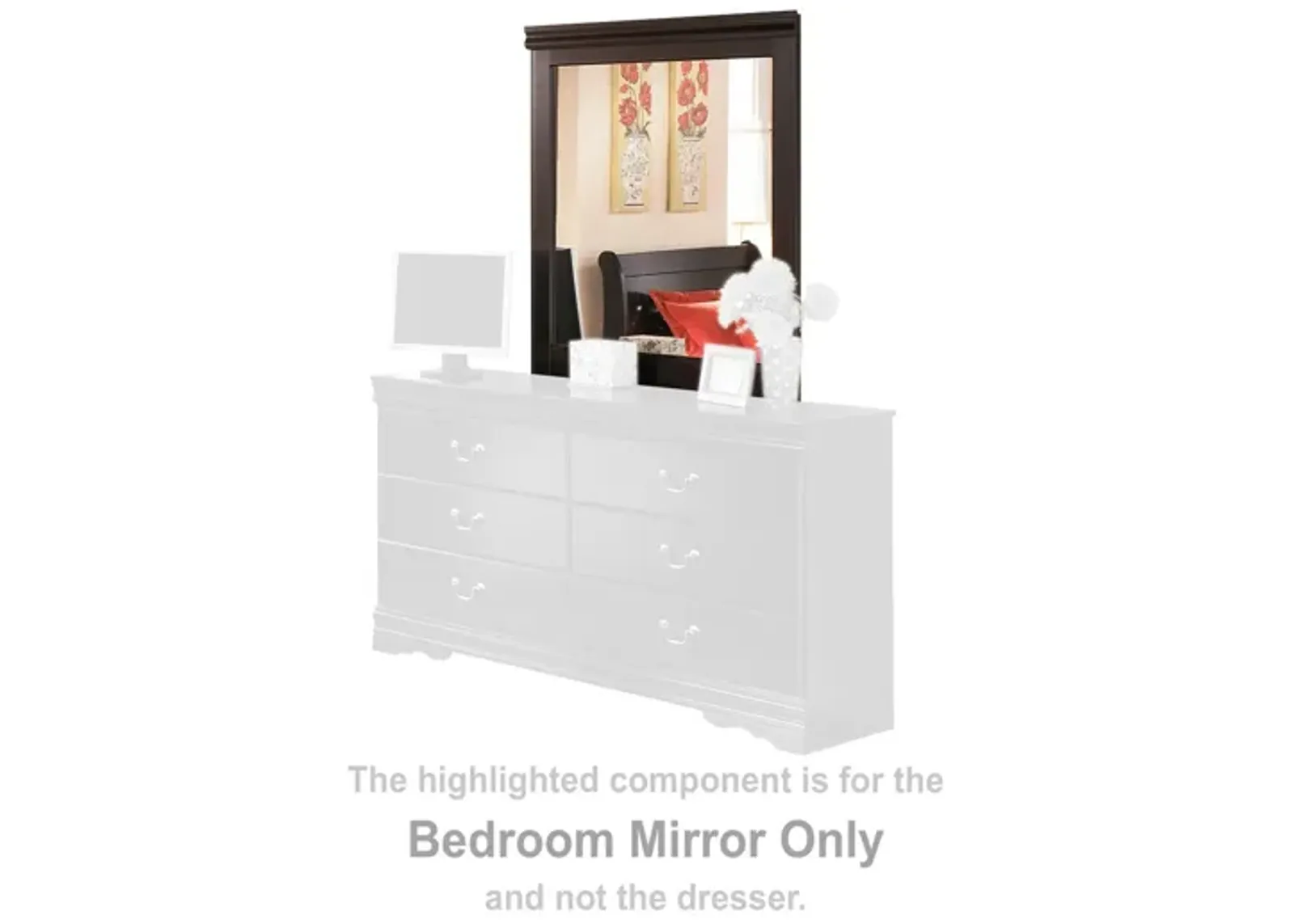 Ashley Furniture | Huey Vineyard Mirror | Black