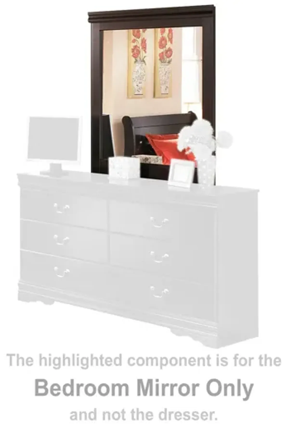 Ashley Furniture | Huey Vineyard Mirror | Black