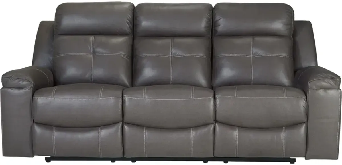 Ashley Furniture | Jesolo Reclining Sofa | Dark Gray