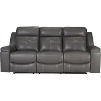 Jesolo Dark Gray Reclining Sofa