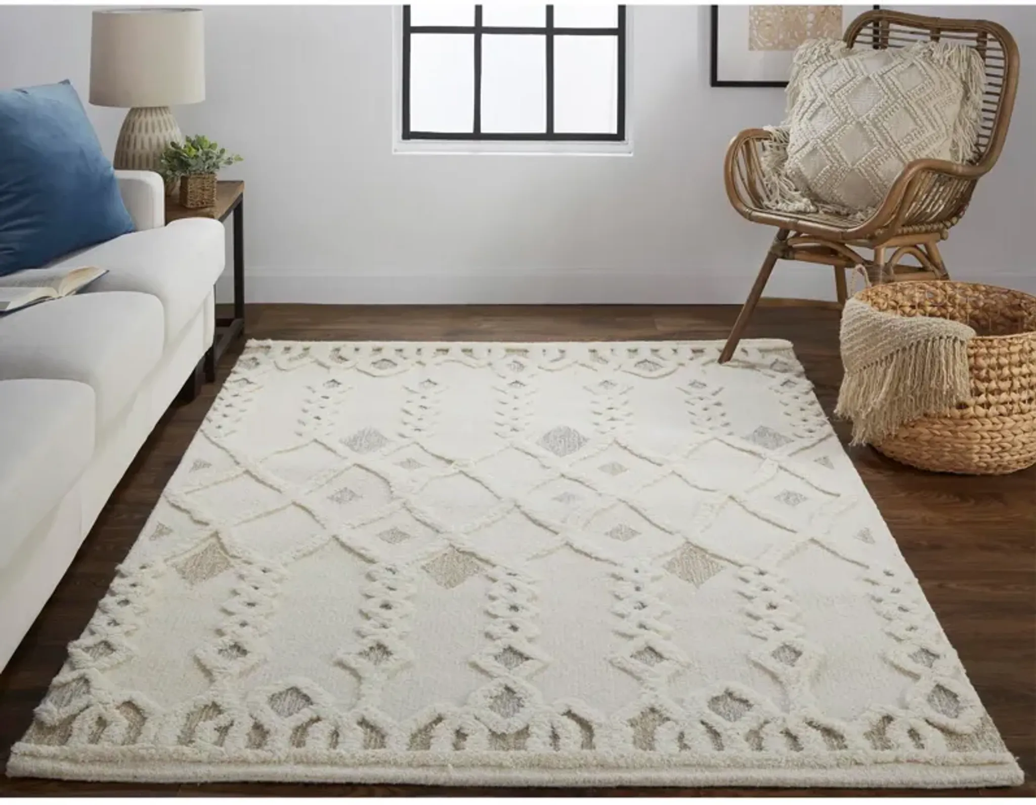 Anica Ivory 8x10 Area Rug Slumberland Furniture | Furniture.com