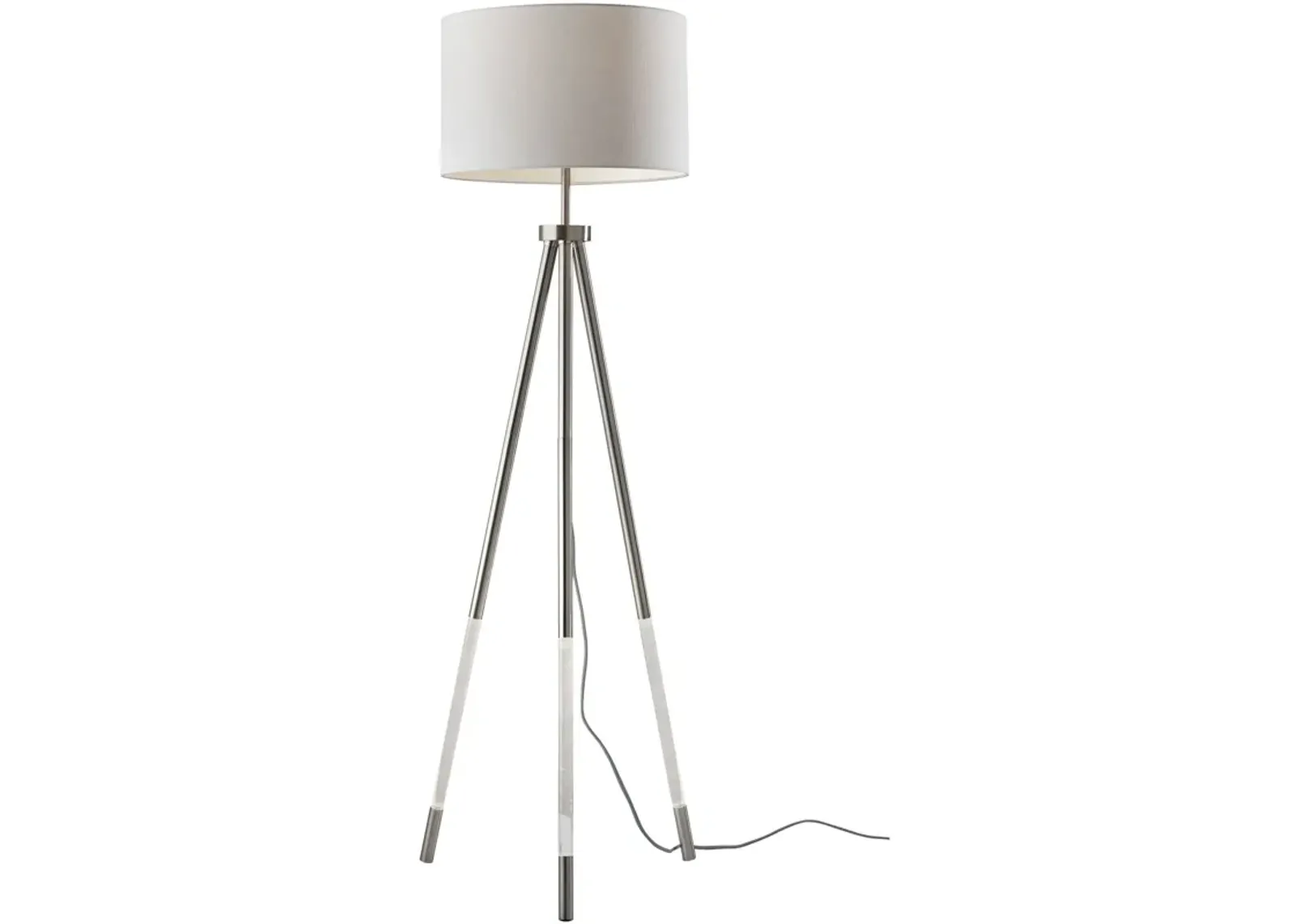 | Della Nightlight Floor Lamp | Brushed Steel