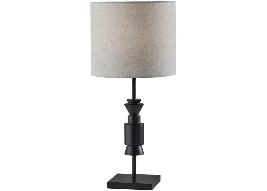 Adesso | Elton Table Lamp | Black