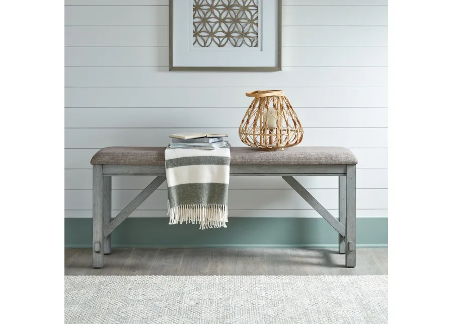 Liberty Furniture | Newport Counter Bench | Smokey Gray