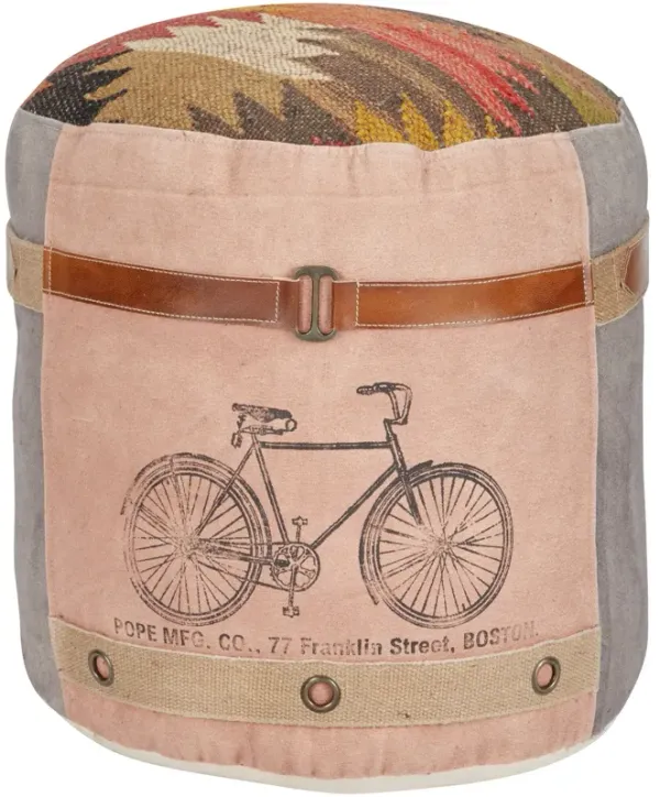 Uma Enterprises Tompion Rustic Pouf