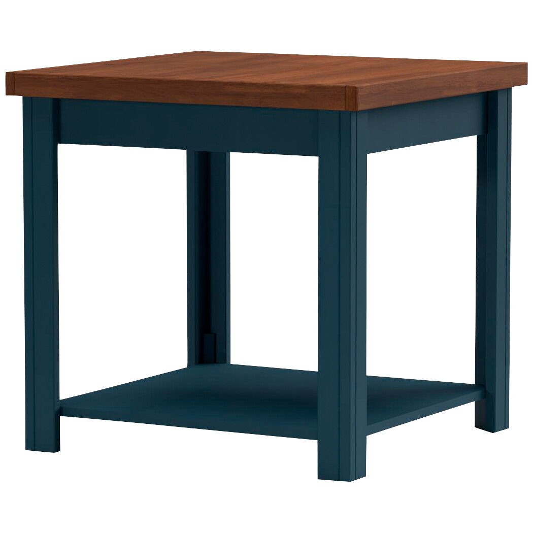 Legends Furniture | Nantucket End Table | Blue Denim