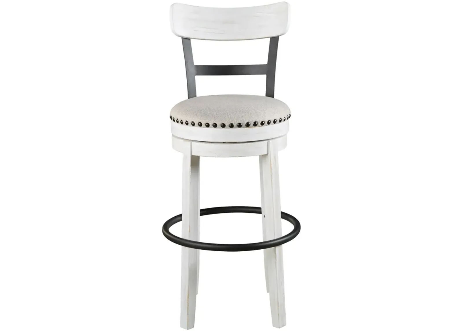 Ashley Furniture | Valebeck Bar Stool | White