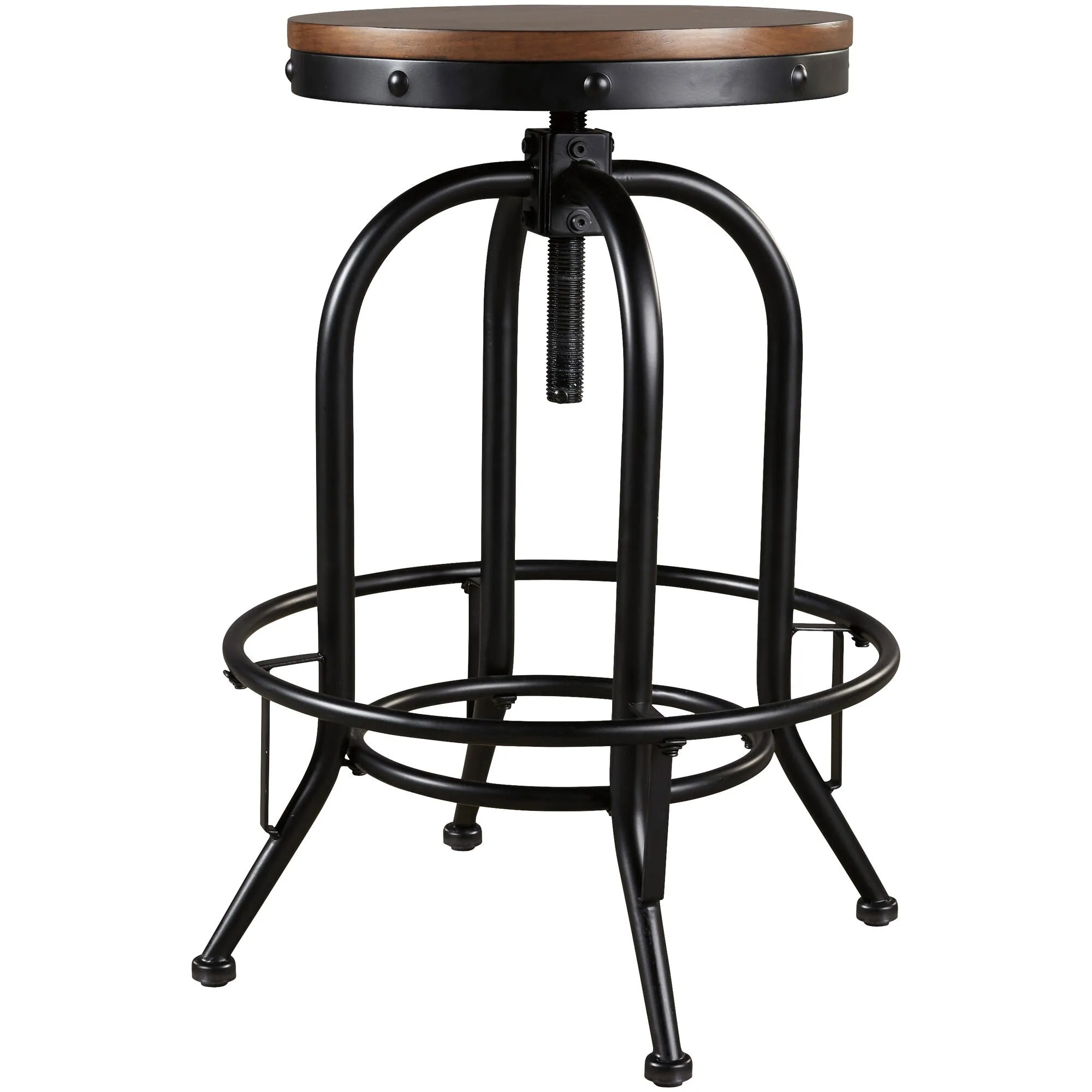 Ashley Furniture | Valebeck Backless Bar Stool | Brown