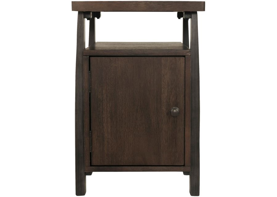 Ashley Furniture | Vailbry Chairside Table | Brown