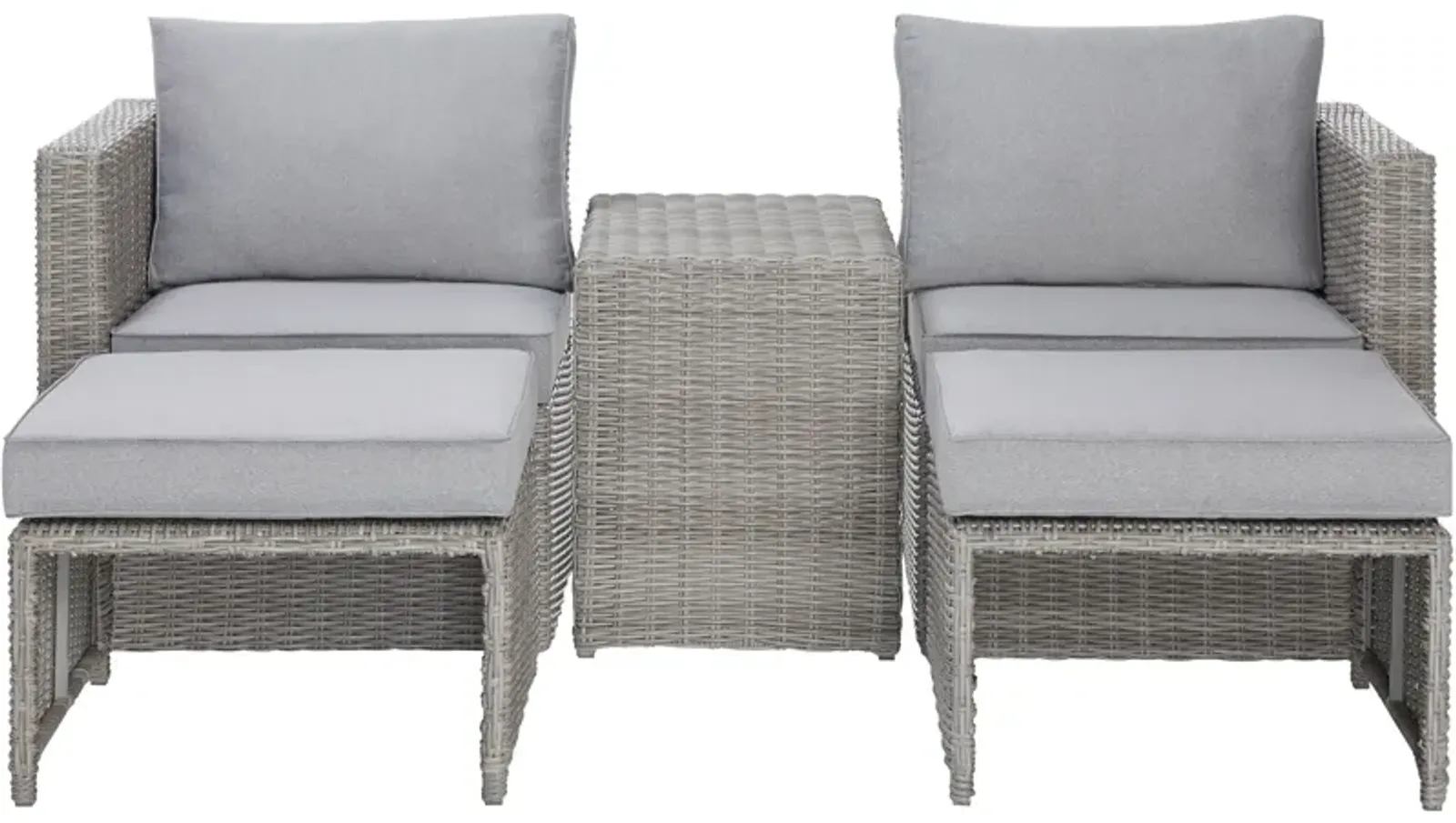 Malibu 5 Piece Patio Set