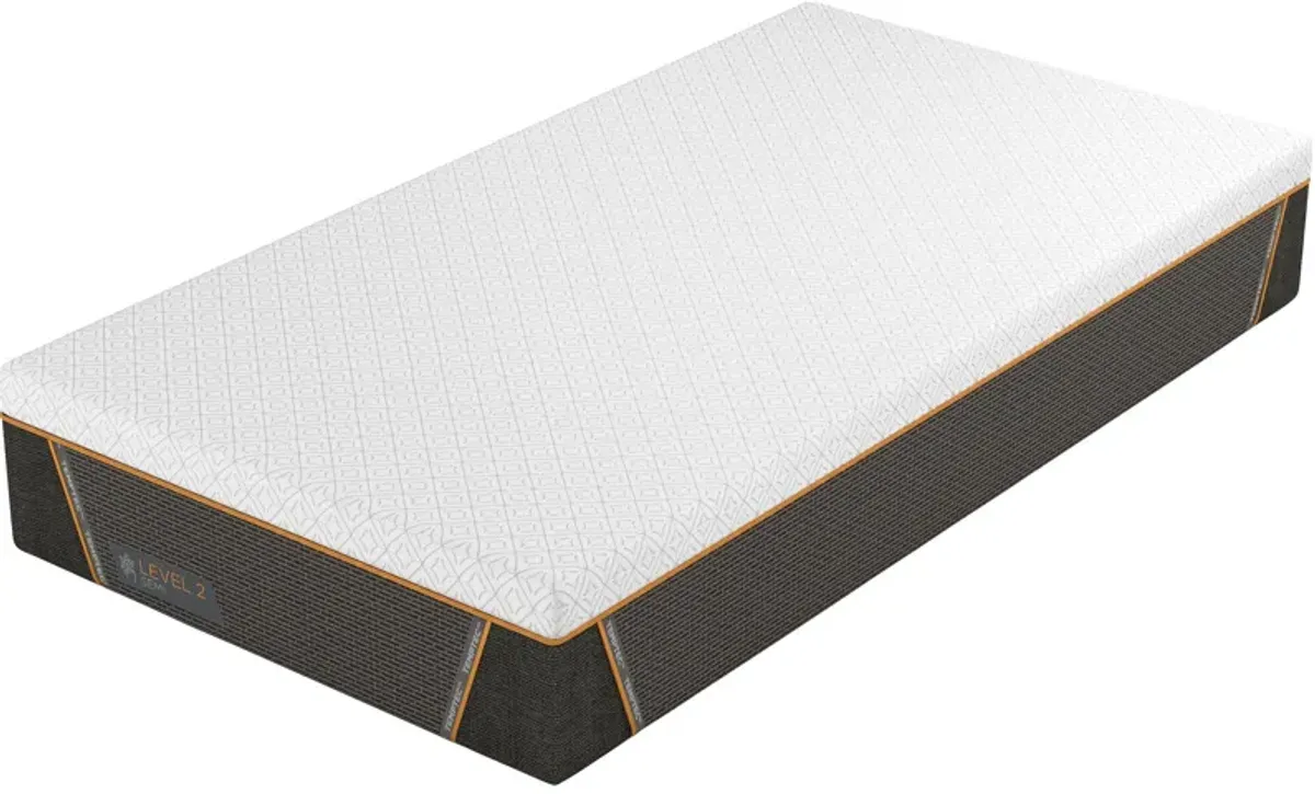 | Twin XL Copper Hybrid 12" Mattress | Gray