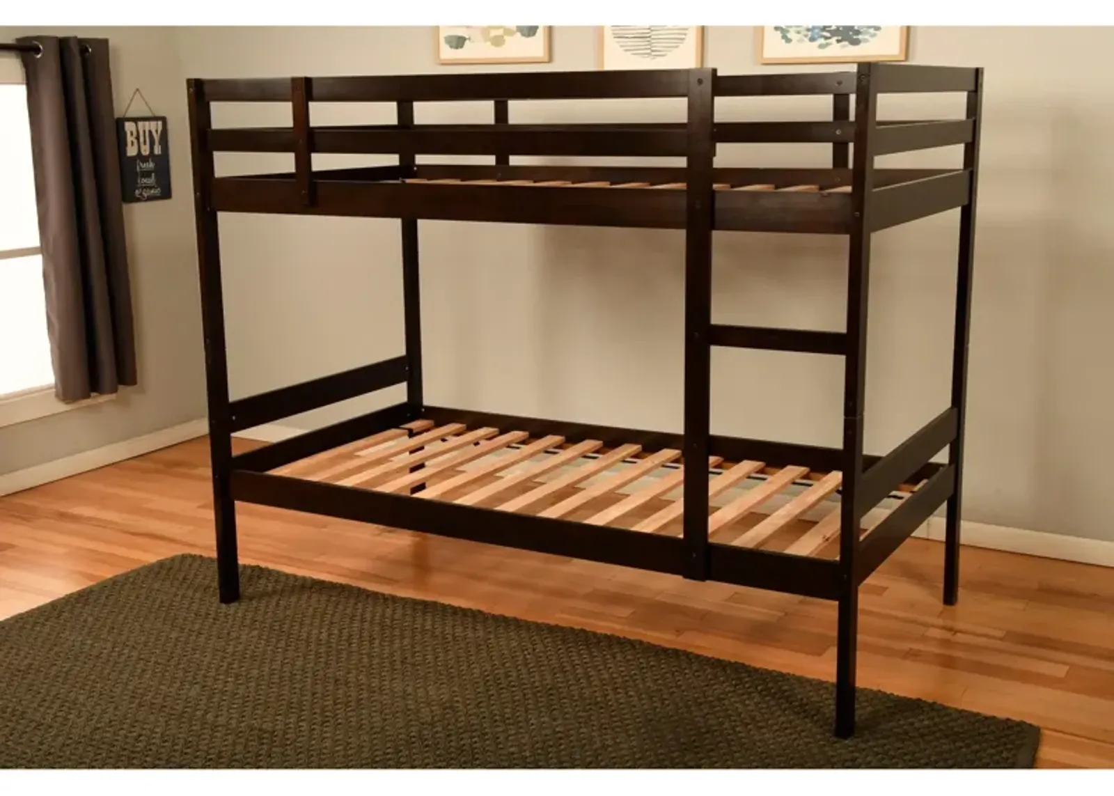 | Twin over Twin Sydney Bunk Bed | Java